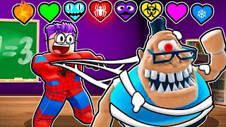 Escape ROBLOX MR. STINKY'S DETENTION But CUSTOM HEARTS!? (OBBY)