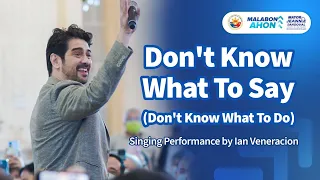 Don't Know What To Say (Don't Know What To Do) Singing Performance by Ian Veneracion