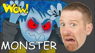 Monster for Kids | Songs for Children with Steve and Maggie from Wow English TV | Rhymes Song