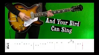 And Your Bird Can Sing - Tabs and Isolated Guitars - Cover