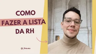 COMO FAZER A LISTA DE PEDIDOS DA RH ( ressonância harmónica do professor Hélio Couto) ⚡️💫⚡️💫⚡️💫