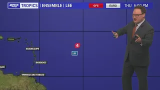 Tropical Update: Major Hurricane Lee likely to get stronger