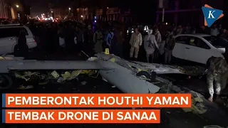 Pemberontak Houthi Yaman Tembak Drone di Sanaa