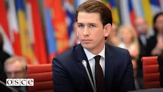 Inaugural speech by the 2017 OSCE Chairperson-in-Office Sebastian Kurz