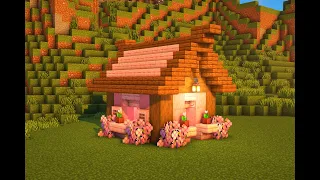 Cozy Cherry Blossom House! [Tutorial] | Minecraft ASMR |
