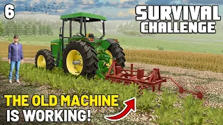 THE OLD MACHINE IS BRINGING IN OUR FUTURE! | Survival Challenge | Farming Simulator 22 - EP 6