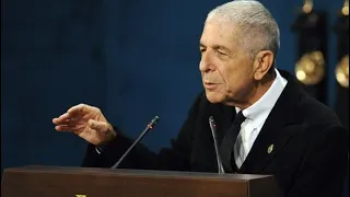 Leonard Cohen. Discurso.  Premio Príncipe de Asturias