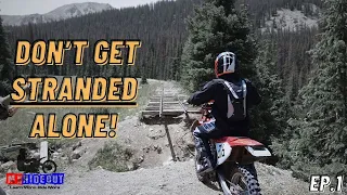 How To Ride ALONE On A Dirt Bike [Without BREAKING Down]