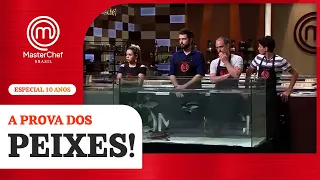 Prova dos PEIXES! | Especial de 10 anos | BAÚ MASTERCHEF