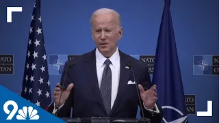Biden speaks after meetings at NATO Headquarters