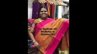 Sarees                       For booking pls WhatsApp to 9884400787