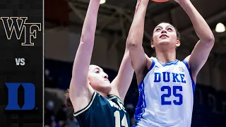 Wake Forest vs. Duke Women's Basketball Highlights (2021-22)