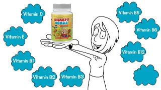 Smarty Bears - Vitamin Gummibärchen -  Vitamin Gummy Bears for Children And Adults - Centax Pharma