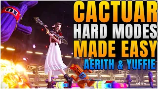 FF7 Rebirth -  Cactuar Crush Hard Mode Guide (Aerith & Yuffie)