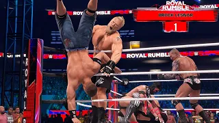 What Happens When Brock Lesnar Enters Royal Rumble At No.1 WWE 2K23