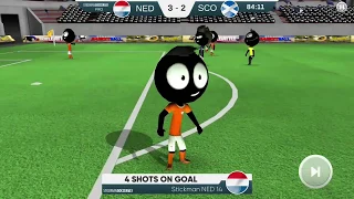 Stickman Soccer -2020 (European Tour Challenge) Netherlands Vs Scotland #Match-58  Android Gameplay.