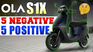5 Negative & 5 Positive Points Of OLA S1X Electric Scooter | EV HINDI