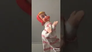 Doll does the TikTok challenge (gone wrong)