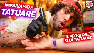 Chi è più bravo a TATUARE? [ft. Tatuatore Professionista]