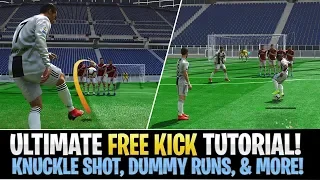 [TTB] PES 2019 Ultimate Free Kick Tutorial - Knuckle Shot, Dummy Runs, & More!