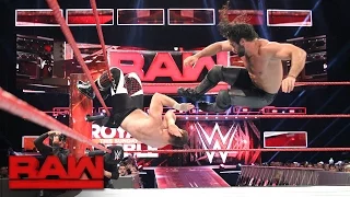 Seth Rollins vs. Sami Zayn - If Zayn wins, he takes Rollins' Royal Rumble spot: Raw, Jan. 23, 2017