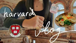 Harvard vlog | daily life as a college student, boston library, organic chemistry