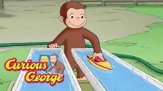 Boat Race  🐵 Curious George 🐵 Kids Cartoon 🐵 Kids Movies