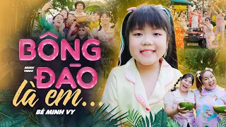 BÔNG ĐÀO LÀ EM, Huỳnh Như - Phiên bản nhí bé MINH VY | Cô Gái Bông Đào, Cô Gái Bao Đồng [MV 4K]