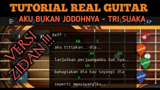 TUTORIAL REAL GUITAR AKU TITIPKAN DIA.. LAGU TRI SUAKA AKU BUKAN JODOHNYA ZINIDIN ZIDAN !!! TIKTOK