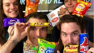 AMERICANS TRY INDIAN SNACKS & CANDY!