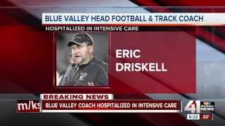 Blue Valley football coach hospitalized