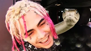 Lil Pump BIT by SNAKE at His Music Video