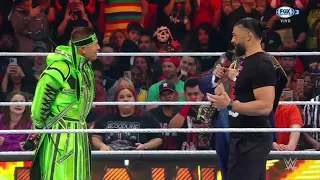 Roman Reigns ataca al Miz con "La Derecha del Super Hombre" - WWE Raw 31/10/2022 (En Español)