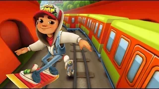 Subway Surf играем! Мультик игра собиратель монет от канала Даша супер Girl