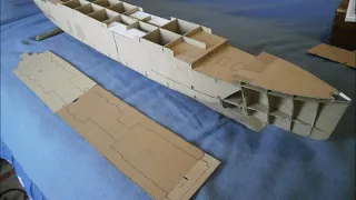 R.M.S. TITANIC 1:200 scratch built paper model