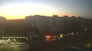 Timelapse 24-09-2019 - Новомосковск, Украина