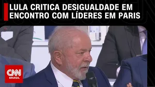 Lula critica desigualdade em encontro com líderes | CNN NOVO DIA