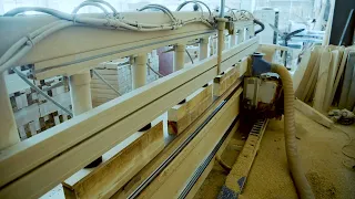 WOOD TIMBER STRAIGHT TRIMMING MACHINE #woodenfurniture #woodworking