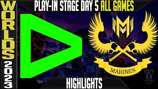 LLL vs GAM Highlights ALL GAMES | Worlds 2023 Play In Stage Day 5 | Loud vs GAM Esports