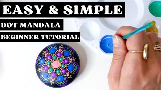 Tools, Paint, Guide Marks, Varnish etc. | Step-By-Step | Dot Mandala Tutorial For Beginners