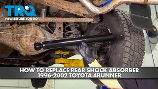 How to Replace Rear Shock Absorber 1996-2002 Toyota 4Runner