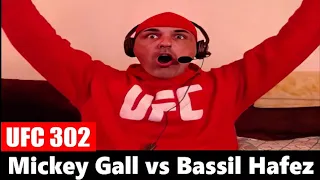UFC 302: Mickey Gall vs Bassil Hafez REACTION