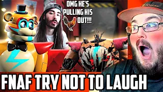 ULTIMATE FNAF Try Not to Laugh - The Glamrocks Meet the Ruins! FNAF SECURITY BREACH RUIN REACTION!!!