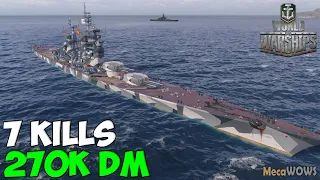 World of WarShips | Petropavlovsk | 7 KILLS | 270K Damage - Replay Gameplay 1080p 60 fps