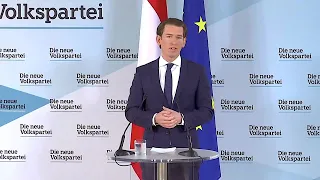 20.05.2019 - PK Sebastian Kurz - ÖVP-Treffen - Neuwahlen Österreich / Ibiza-Video HC Strache