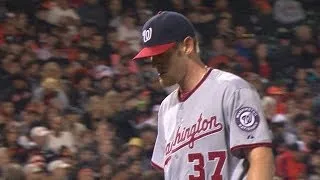 WSH@SF: Strasburg fans seven, holds Giants to one run