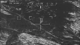 AH64 Apache Attack Helicopter Gun Camera Taliban Kill in Afghanistan