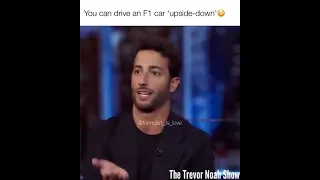 You can drive an F1 car Upside down - Daniel Ricciardo