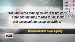 North Korea reports on 'unimaginable' building collapse