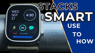 WatchOS 10 - HOW To Use SMART STACKS with ULTRA!!! #applewatch #applewatchultra #apple